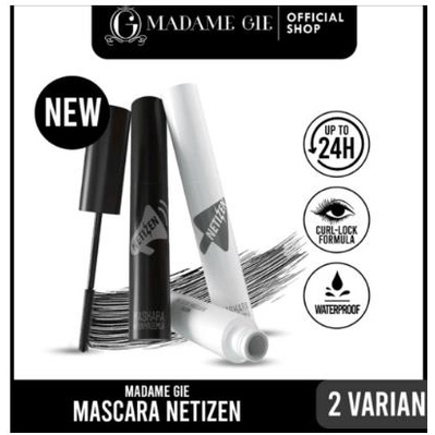 ^ KYRA ^ Madame Gie Maskara +62 Netizen Mascara Black Clear Bening - Netto 5 gr