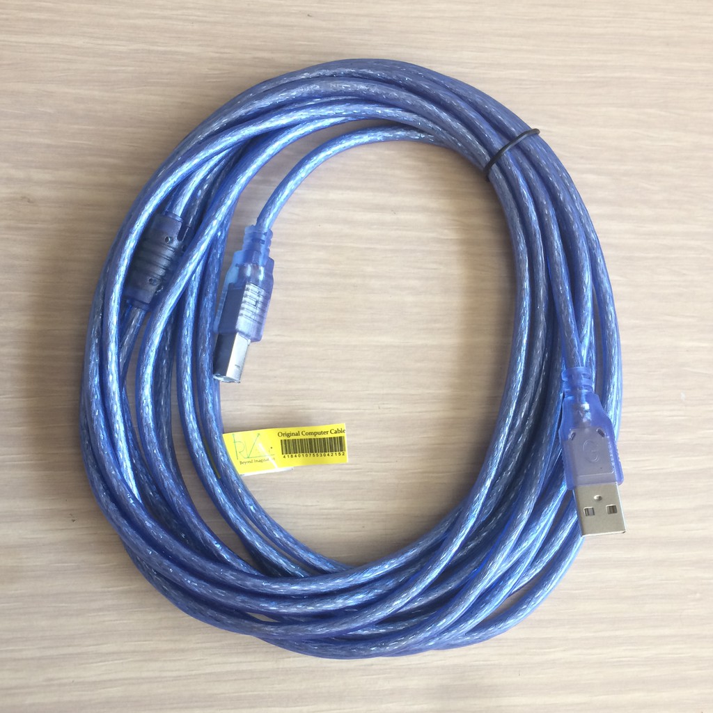 KABEL USB PRINTER 10M RVTECH