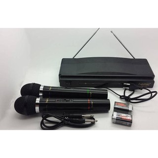 mic microphone wireless double mic tanpa kabel | shopee