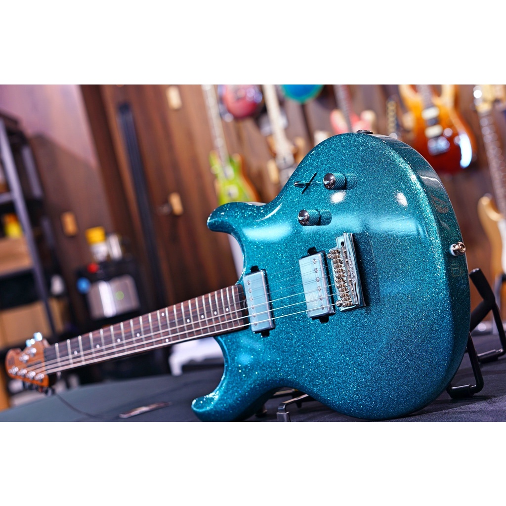 Ernie Ball Music Man Luke III HH - Ocean Sparkle G98406