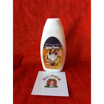 Bedak Kutu Anjing - Anti ticks &amp; fleas talcum powder