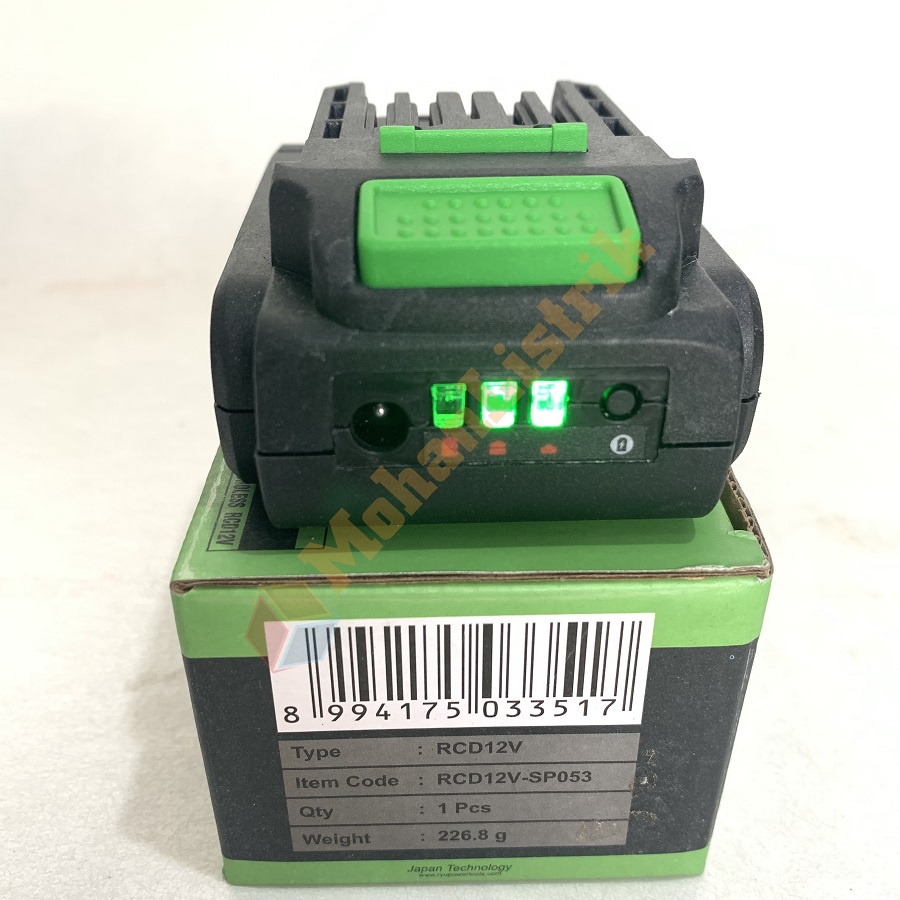 BATERAI BOR CAS RYU 12 V / BATRE RYU CORDLESS RCD 12V BATTERY ASSY