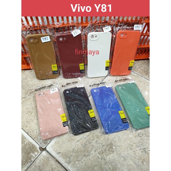 Softcase Vivo Y81 Vivo Y1808 Silikon Casing Selicon Case Macaron Pelindung Pro Camera