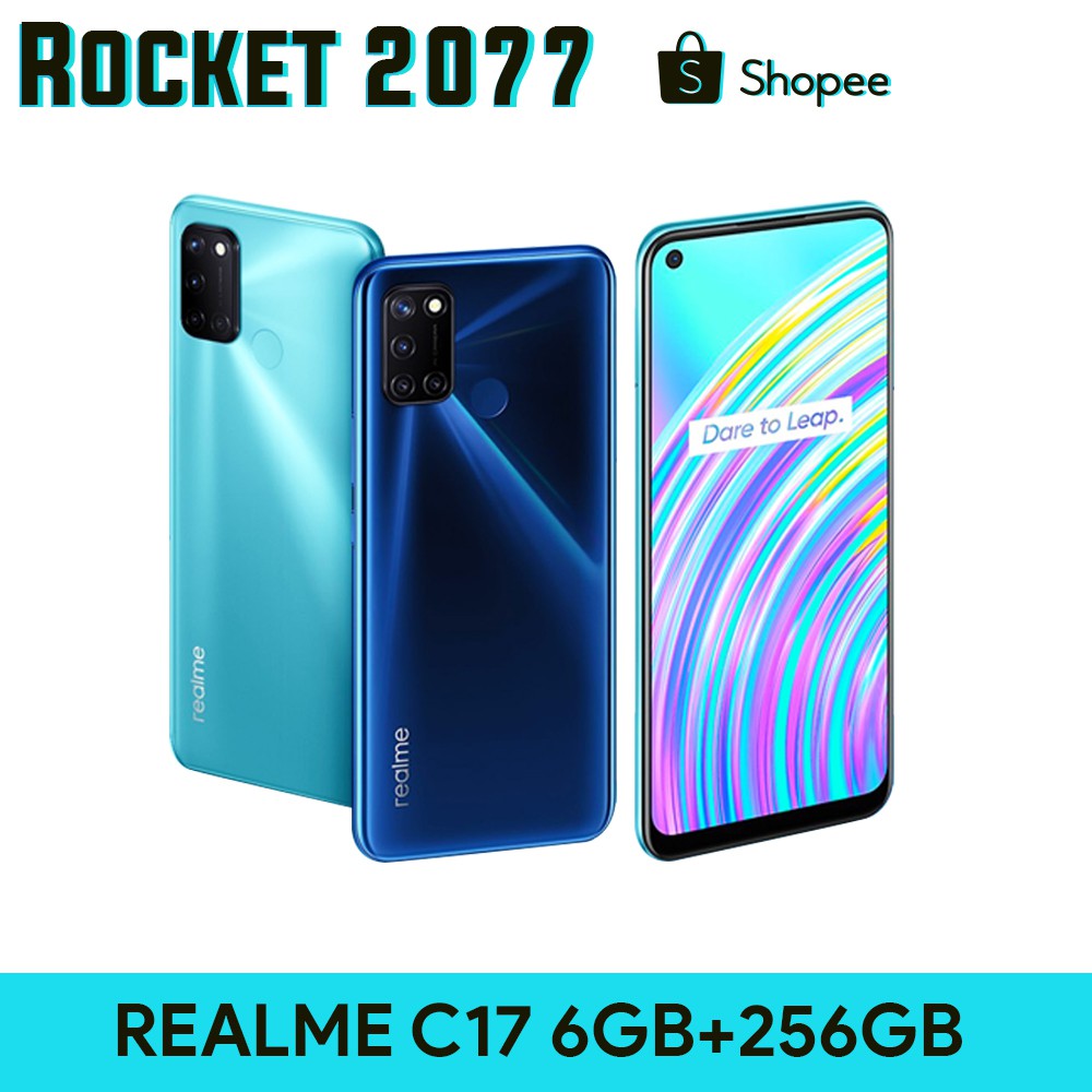 realme C17 Ram 6GB Memori 256GB, Snapdragon 460, 90Hz Ultra Smooth
