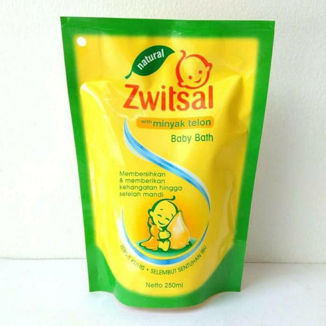 Zwitsal Baby Bath With Minyak Telon 250ml Refill