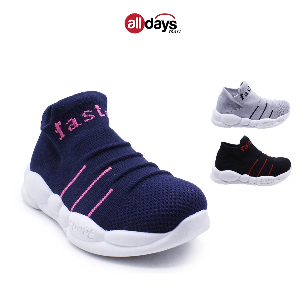 Faster Sepatu Sneakers Sports Slip On Anak Anak 1912-431 Size 27-32