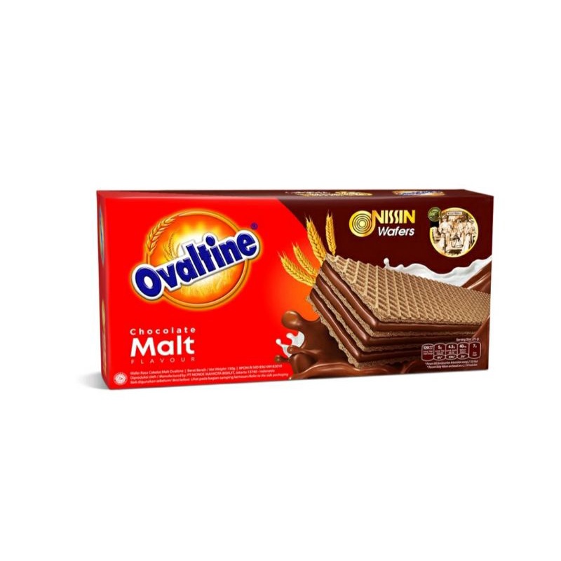 

Nissin wafer ovaltine chocolate malt 25gr