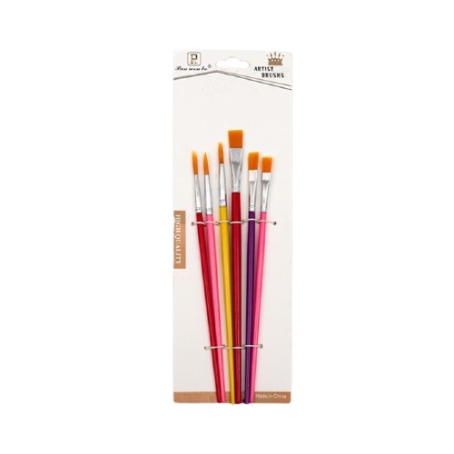 

Kuas set warna (isi 6 pcs) | Kuas Cat | Kuas Cat Air