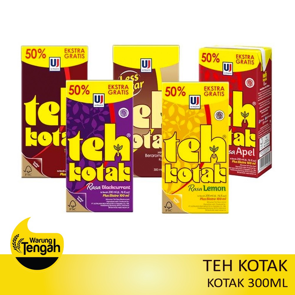 

[PCS] Teh Kotak Melati / Apel / Lemon / Blackcurrant 300ml