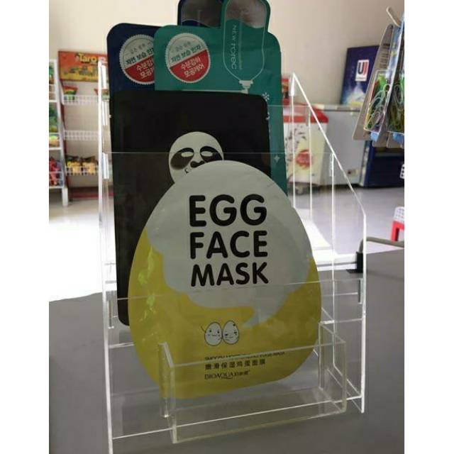 

Tempat brosur acrylic A5 3susun 2mm