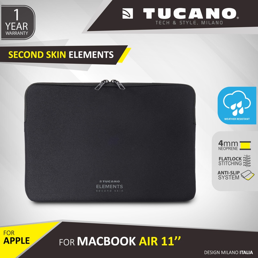 Tucano Second Skin Elements Sleeve for MacBook Air 11"