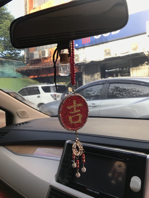 Gantungan spion mobil huki fu gantungan fu/gantungan imlek/hiasan imlek/gantungan spion/sincia Gantungan Kucing Hoki Hiasan Spion Mobil