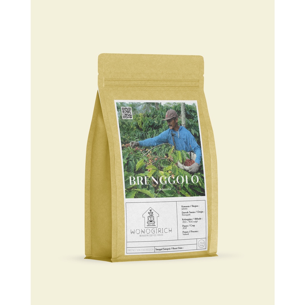 

Robusta Brenggolo - Jatiroto - Kopi Wonogiri 200 gram