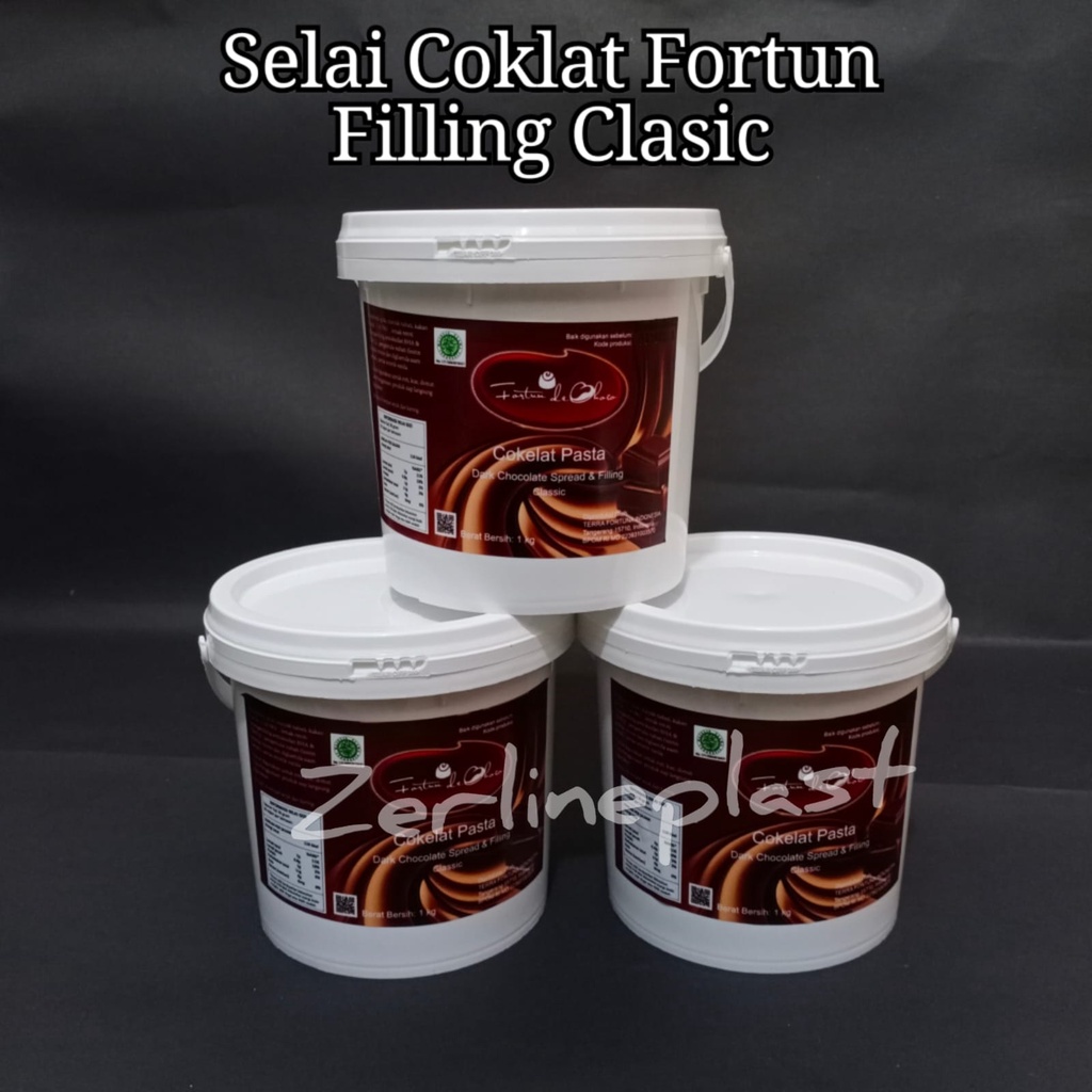 CHOCO FORTUN FILLING 1KG / SELAI COKLAT PASTA