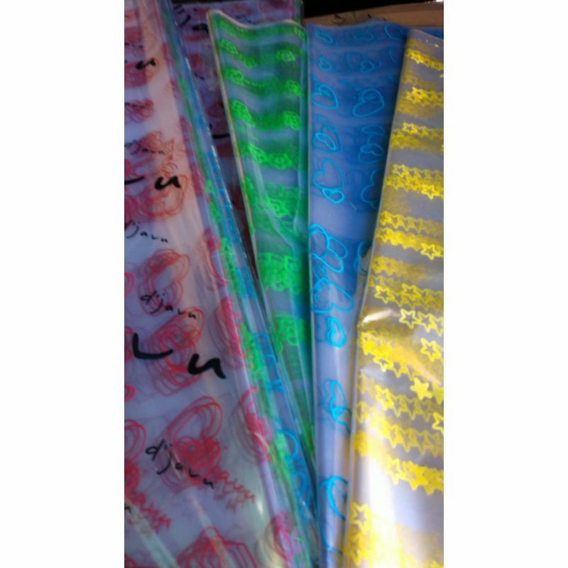 

PLASTIK PARCEL SOUVENIR / KADO PARCEL WARNA WARNI TRANSPARAN BENING
