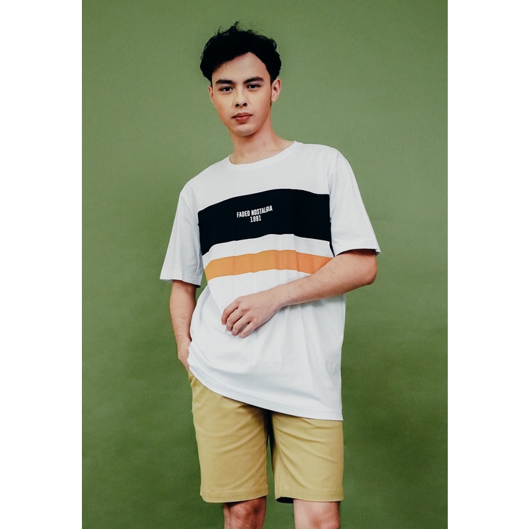 KENT&CREW Kaos Pria Putih - C-AGBF06-A5