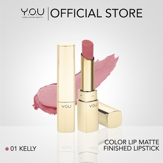 Y.O.U COLOR LIP MATTE FINISHED LIPSTICK / LIPSTIK MATTE 9 ...