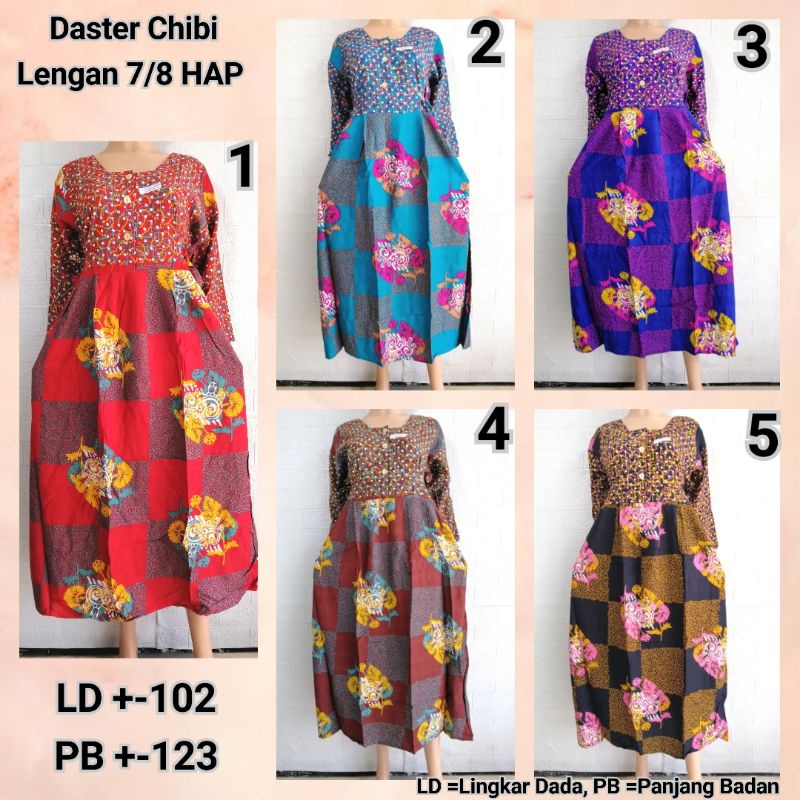 DASTER CHIBI LENGAN 7/8 HAP MODERN ADEM BUSUI FRIENDLY  PGRNDL + BANI + HRSE
