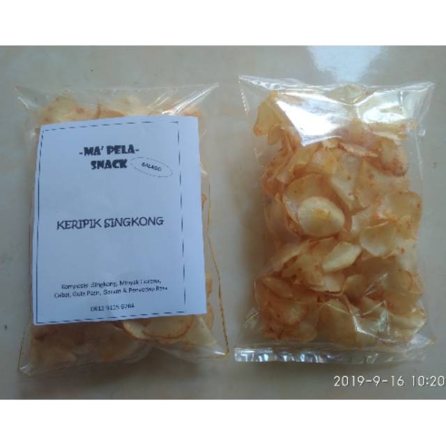 

MA'PELA SNACK (kripik singkong sambal balado)