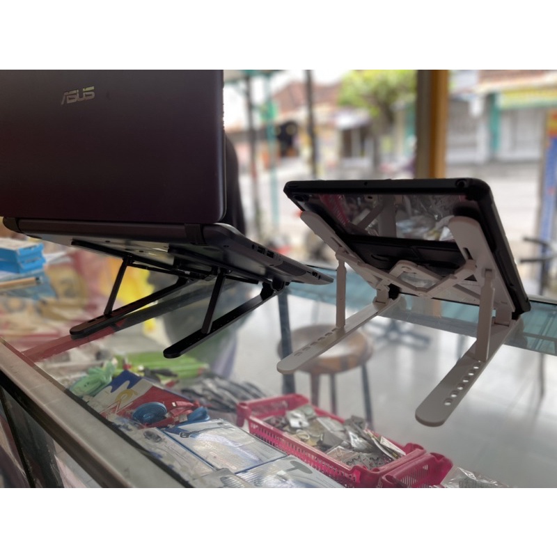 PORTABLE STAND LAPTOP/iPad/Tab/Gadget BAHAN PREMIUM SUPER KUAT