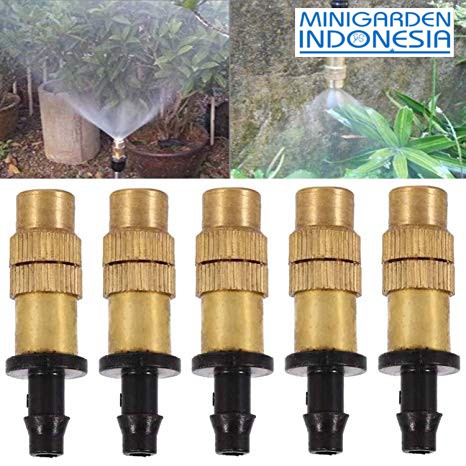 Sprinkler Spray Nozzle Air Irigasi Taman Brass 1 Holes S004