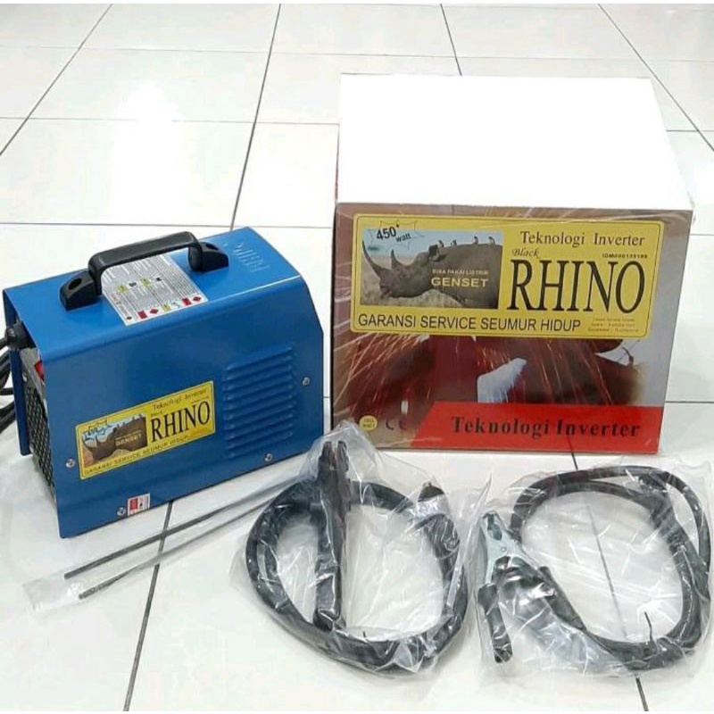 TRAPO LAS RHINO 120A 450watt/ Mesin Las Rhino