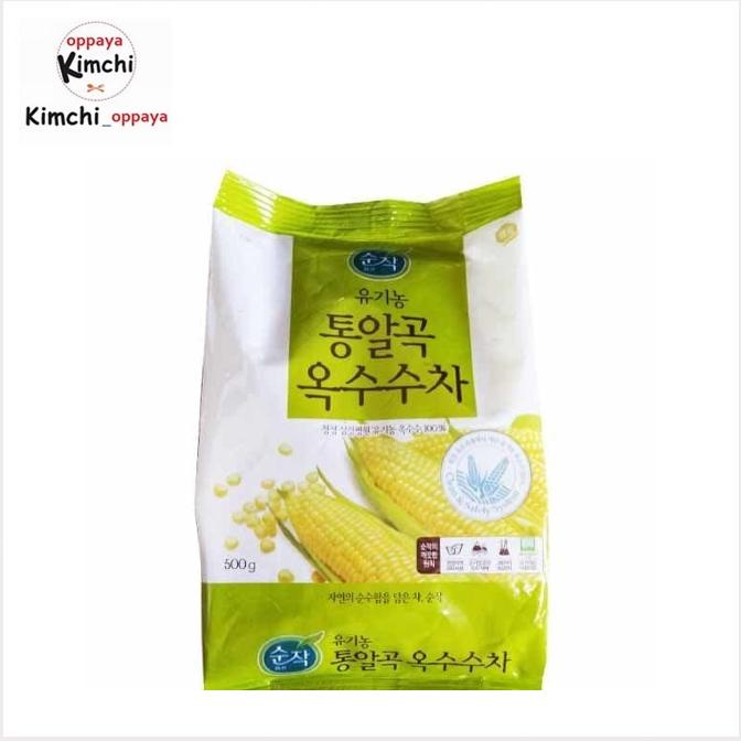 

(BISA COD) Korean Roasted Corn Tea Teh Biji Jagung Korea 500g - Oksusu Ca Korea FREE ONGKIR Kode 550
