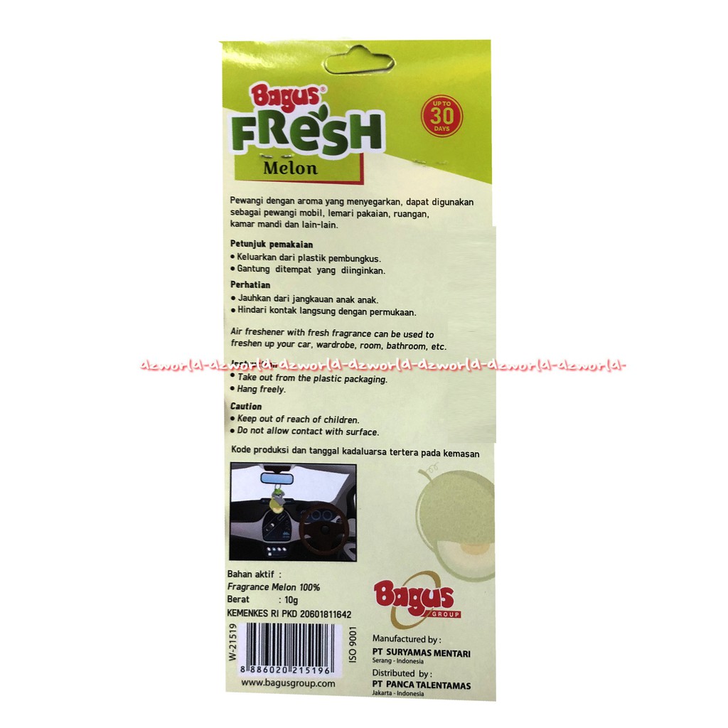 Bagus Fresh Air Freshener Pewangi Ruangan AC