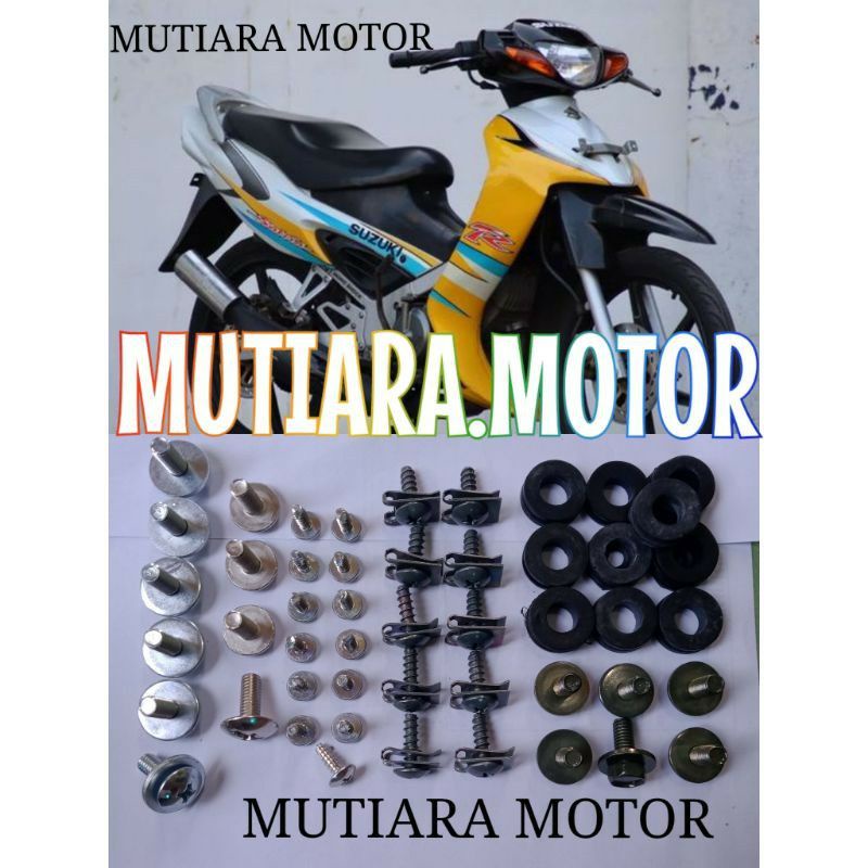 Baut Baud Scrub Full Body Satria Hiu Malaysia plus karet