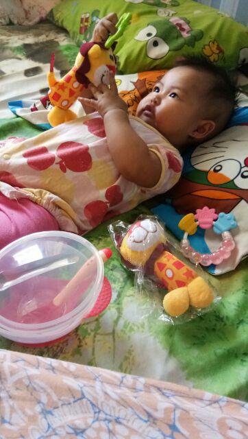 Set Mangkuk Makanan Dengan Sendok Sensor Temperatur Untuk Latihan Makan