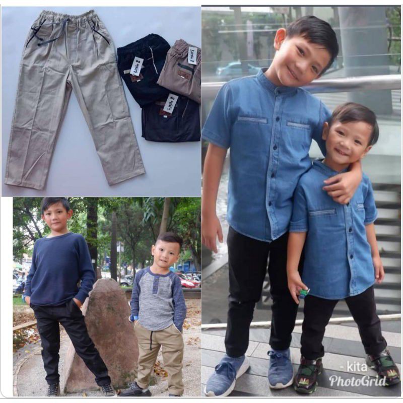 Chino junior premium  6-15 th celana panjang anak little Z