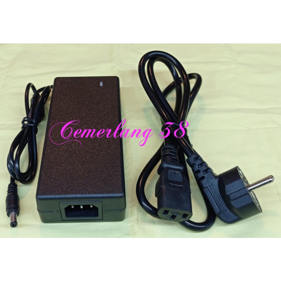 Adaptor 12V 6A Adaptor Pompa DC + kabel power adaptor dvr cctv 12 v