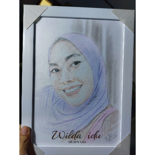 SKETSA WAJAH SIMPLE WARNA
