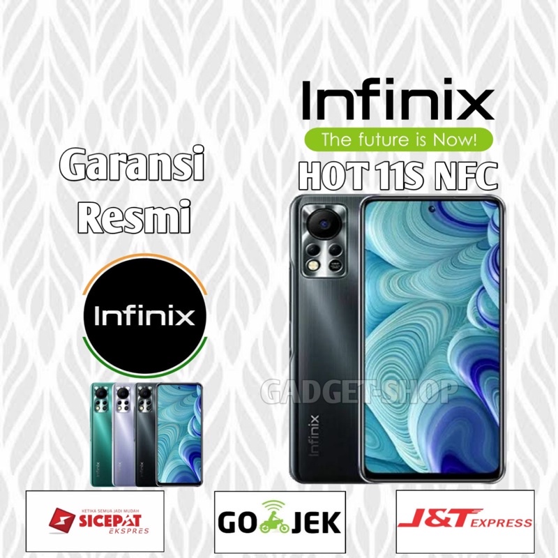 INFINIX HOT 11S &amp; NFC HOT 11 4/64 6/128 Garansi resmi infinix