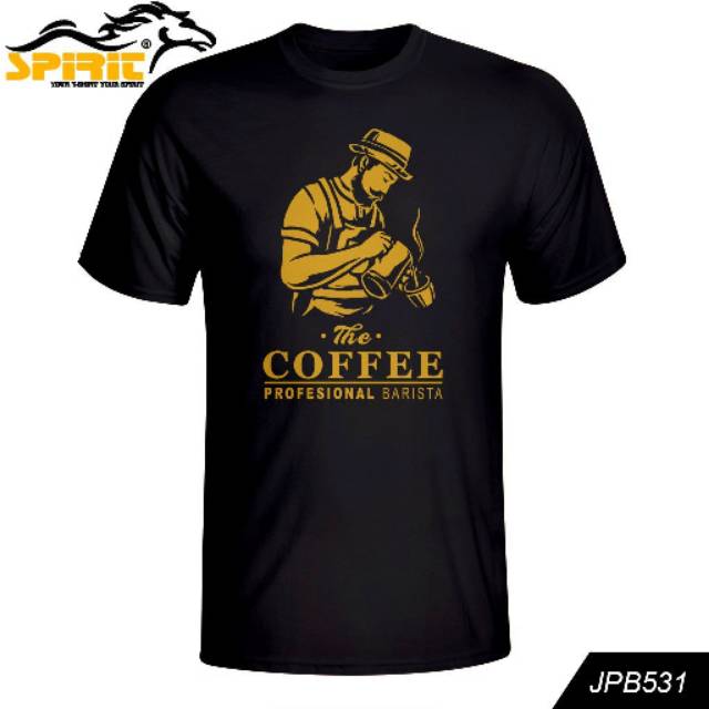 Kaos Coffee Barista/Pecinta Kopi/Coffee Lovers