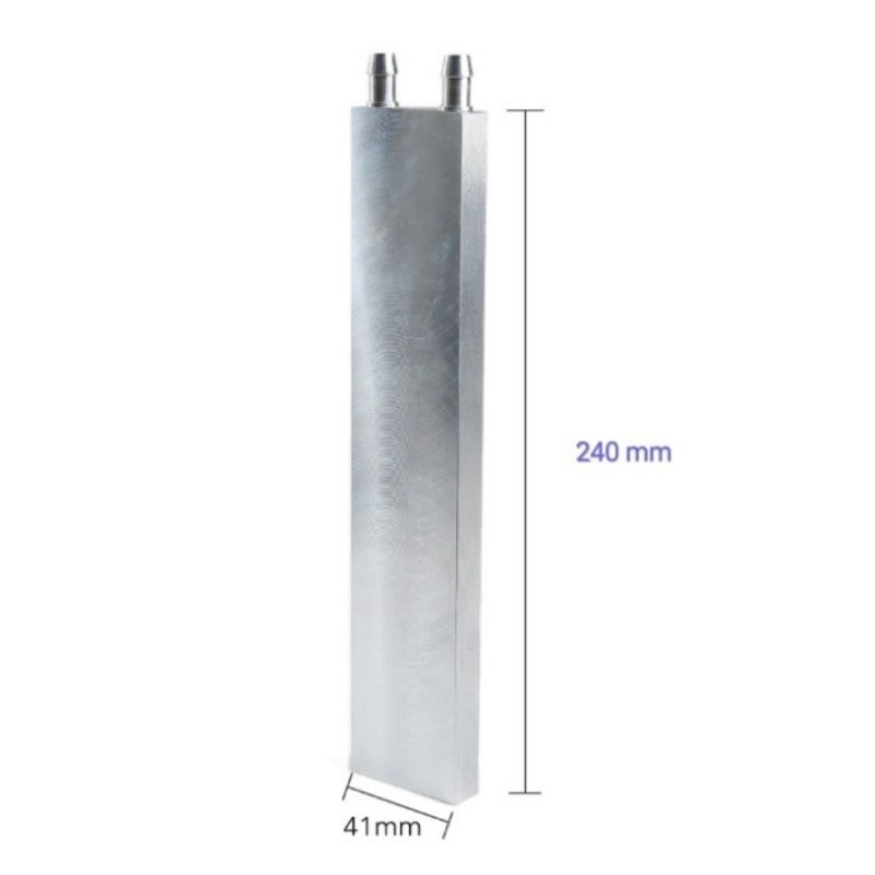 Water Block Watercooling Aluminium Peltier GPU CPU 240mm 24cm