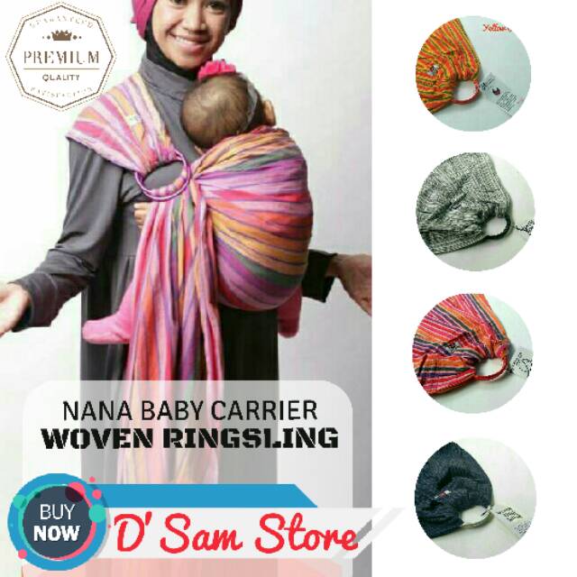 Promo Gendongan bayi  woven ringsling  premium Nana