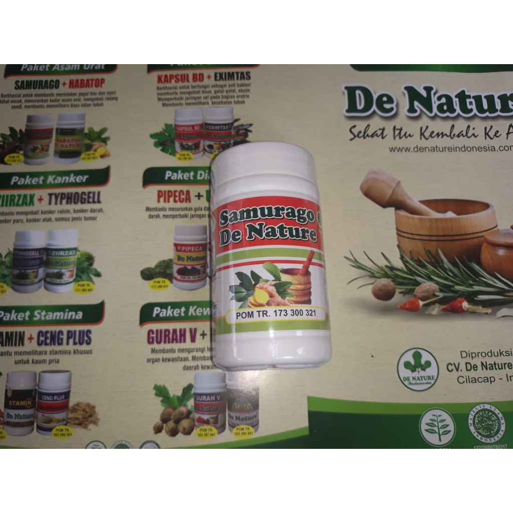 OBAT ASAM URAT HERBAL SAMURAGO DE NATURE