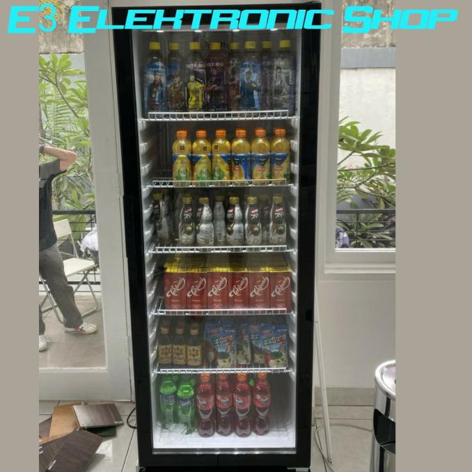 Display Cooler Showcase RSA Agate 300 Kulkas Kaca Pendingin Minuman