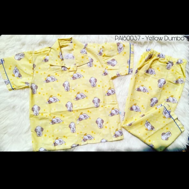 PIYAMA ANAK DUMBO YELLOW