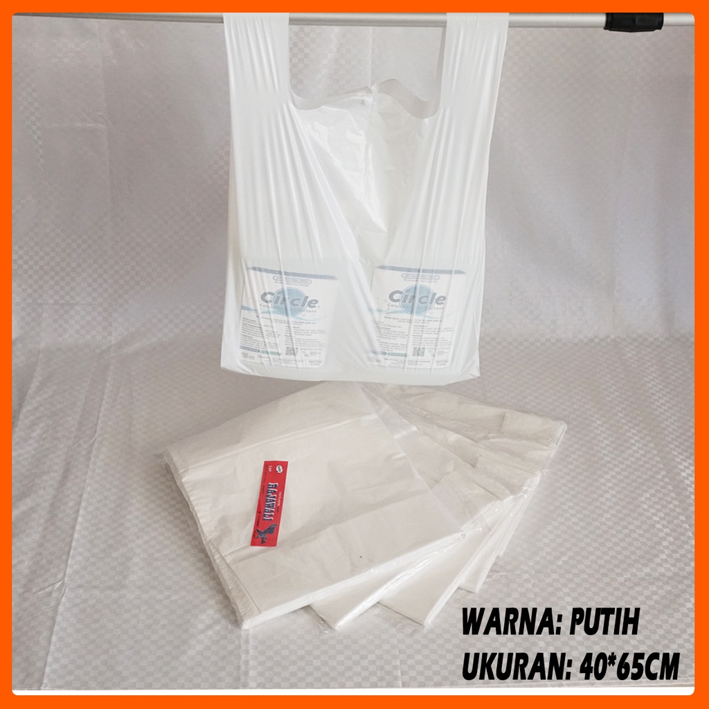 Plastik Kresek laundry bag 40X65CM isi50pcs Kantong Plastik HD Berlanja Plong  Plastik Packing Tebal