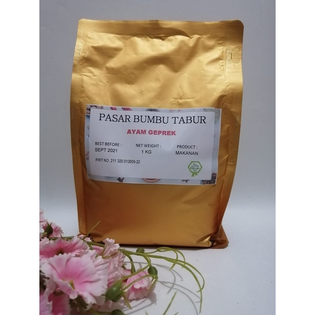 

BUMBU TABUR AYAM GEPREK 1 KG BUBUK MAKANAN ENAK MURAH HALAL