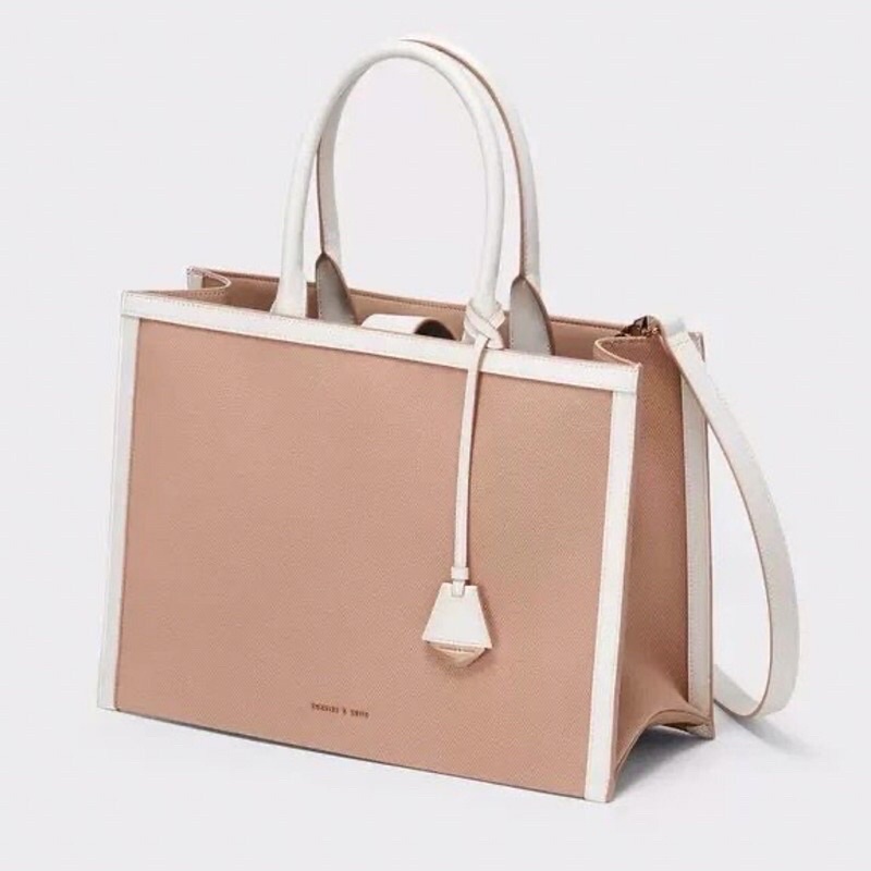 C charlot canvas tote