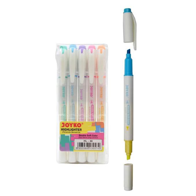 

HOT SALE Highlighter / Penanda Joyko HL-46 / 1 SET 5 PCS / 6 Warna