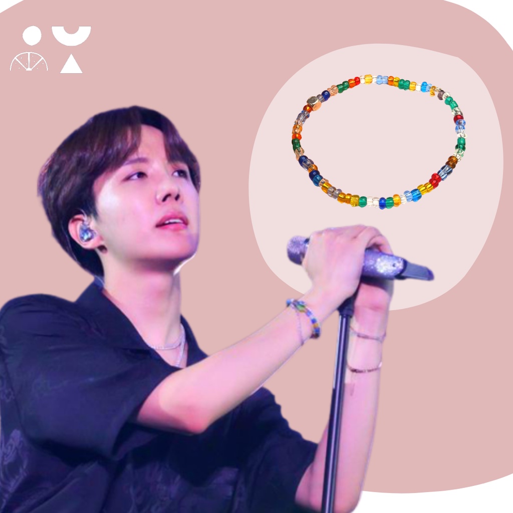 BTS J-hope Hoseok 01 | Gelang Manik Beads Bracelet Handmade Korea Idol Inspo | bylemonay