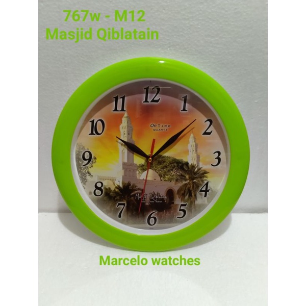 jam dinding ontime seri kaligrafi masjid 767