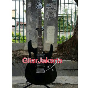 Gitar Elektrik Merk Ibanez PGM Black And White Bonus Tas dan Pick