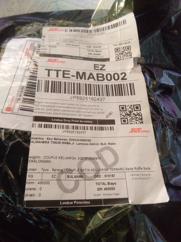 Batik Couple Keluarga Sania Ruffle Ori Ndoro Jowi Dnt Velvet Biru