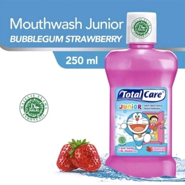 Total Care Permen Karet 250 ml Obat Kumur anak anti gigi lubang mouthwash