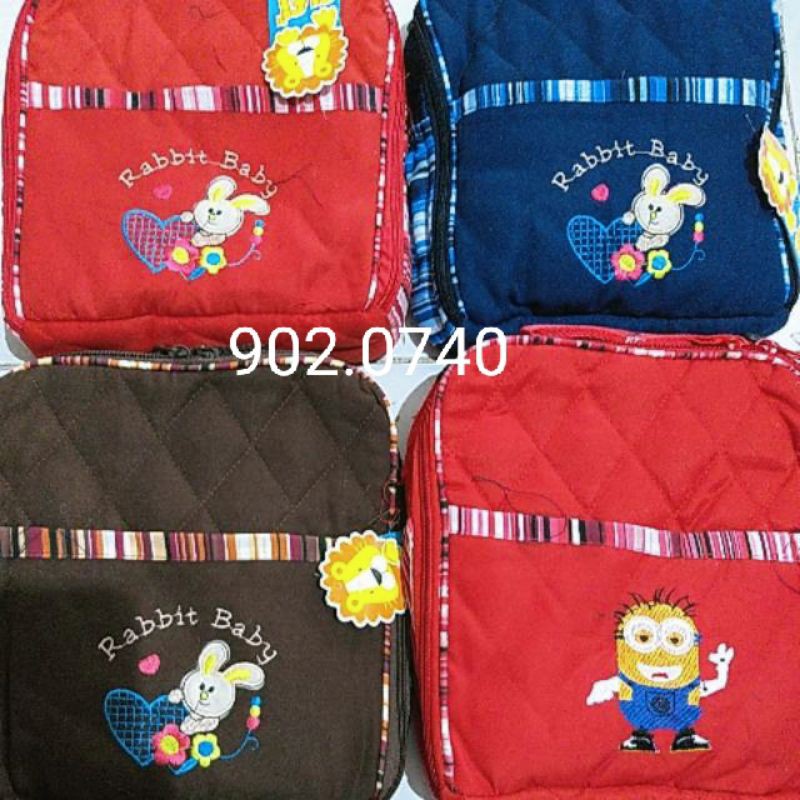 Tas Bayi  kecil bordir  /  Diaper Bag  /  Tas Bayi  kecil boneka/ Travel Baby Bag